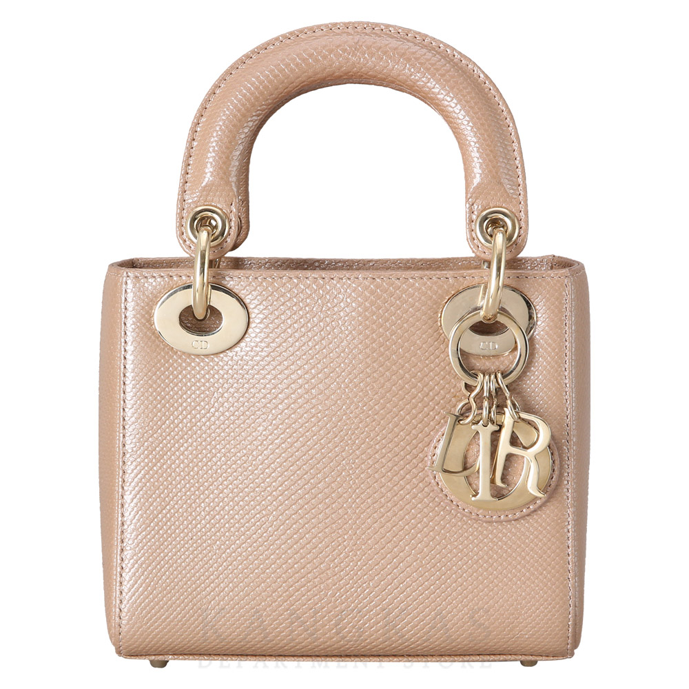 CHRISTIAN DIOR(USED)크리스찬디올 리자드 레이디디올 미니백